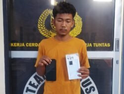 Polsek Labuhan Ruku Tangkap Pemegang Hendphone Curian, Korbannya Kehilangan Uang Rp 16 Juta