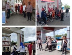4 Polsek di Batubara Galakan Patroli di SPBU Pascakenaikan BBM