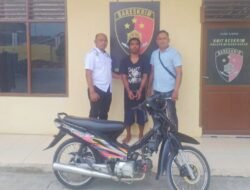 Polsek Medang Deras Tangkap Penggelapan Motor, Modus Pinjam
