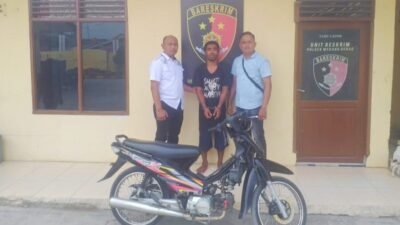 Polsek Medang Deras Tangkap Penggelapan Motor, Modus Pinjam