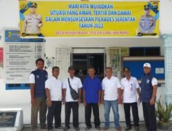 Bhabinkamtibmas Polsek Labuhan Ruku Ajak Cakades Jaga Kondusif