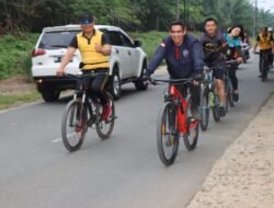 Kapolres Batubara Olahraga Berama dan Silaturahmi