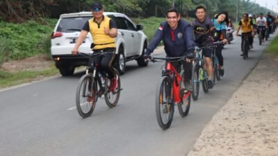 Kapolres Batubara Olahraga Berama dan Silaturahmi