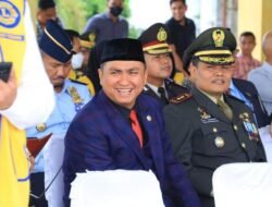 Bupati Labura Ikuti Upacara HUT ke-77 TNI di Deli Serdang