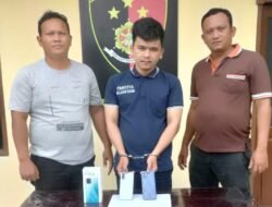 Reskrim Polsek Medang Deras Tangkap Pencuri Hendphone