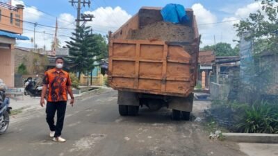 PAC PP Air Putih Sinergi Dengan PUTR Batubara Untuk Perbaikan Jalan