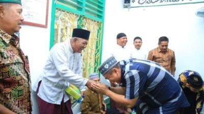 Sapari Jum’at Bupati Labura di Mesjid Ma’malu Taqwa Pulo Tarutung
