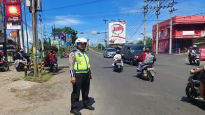 Satlantas Polres OKU Rekayasa Lalin