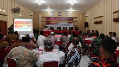 Polres Batubara Rakor Lintas Agama Pengamanan Nataru