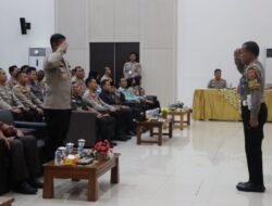 Polres OKU Sosialisasi E-TLE dan Aplikasi Smart City Dulur Kito