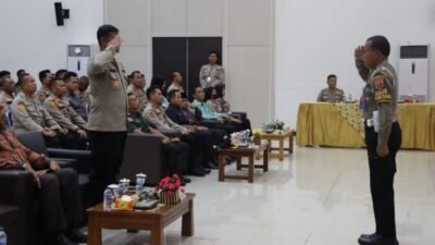 Polres OKU Sosialisasi E-TLE dan Aplikasi Smart City Dulur Kito