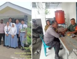 Bhabinkamtibmas Sambang Sekolah dan Warga