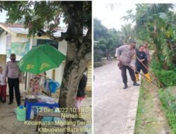 Polsek Medang Deras Sambang dan Binluh Masyarakat
