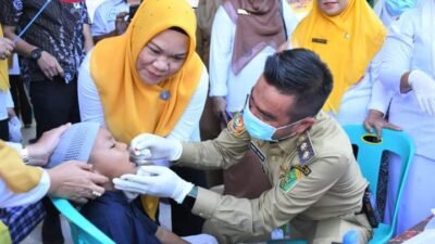 Launching Sub PIN Penanggulangan Polio di Labura