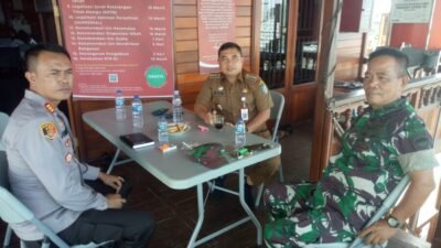 Kapolsek Indrapura Temui Camat