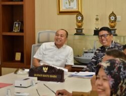 Danlanal TBA Sampaikan Program KBN Desa Kapal Merah Batubara