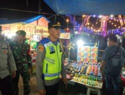 Polsek Indrapura Patroli Pasar Malam