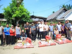 Korban Kebakaran Aek Kanopan Dikunjungi Bupati Labura