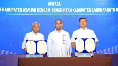 Pengendalian Inflasi, Bupati Labura dan Bupati Asahan Tandatangani KAD