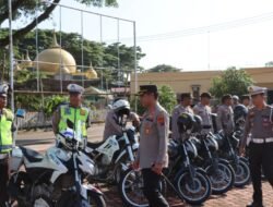 Kapolres Batubara Cek Ranmor