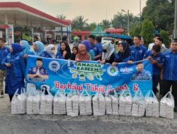 AMPD Labura Bagi Takjil dan Bukber Dengan Ratusan Kader
