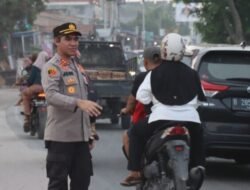 Pastikan Arus Lalin Lancar, Kapolres Batubara Turun ke Jalan