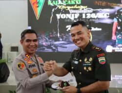 Kapolres Batubara Geruduk Mako Yonif 126 Kala Cakti