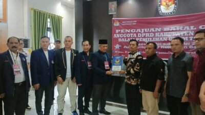 NasDem Partai ke 2 Daftarkan Bacaleg ke KPU Batubara