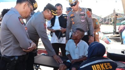 HUT Bhayangkara ke-77, Polres Batubara Baksos Pengobatan Gratis