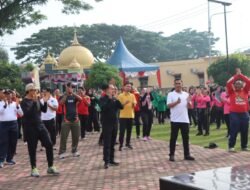 Pemkab Batubara dan TNI-Polri Olahraga Berasama