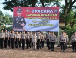 18 Personil Polres Batubara Naik Pangkat Priode 1 Juli