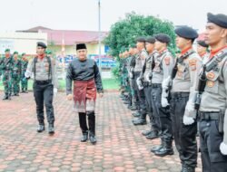 Bupati Zahir Inspektur HUT ke-77 Bhayangkara