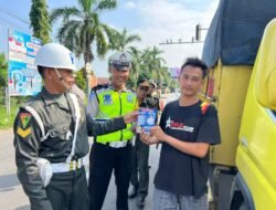 Satlantas Mura dan Subdenpom ll/4-5 Lubuklinggau Himbau Warga Patuh Lalin