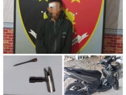 Pria Tebing Tinggi Diamankan Polsek Indrapura, Curi Motor di Laut Tador