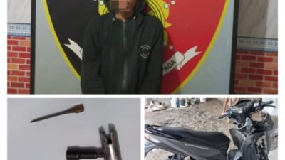 Pria Tebing Tinggi Diamankan Polsek Indrapura, Curi Motor di Laut Tador