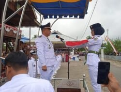 Upacara HUT Ke-78 RI di Kecamatan Air Putih