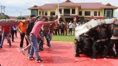 Polres Batubara Simulasi Sispamkota