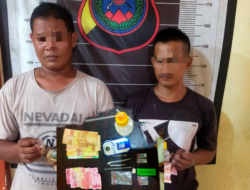 2 Pria Batubara Ditangkap Polsek Lima Puluh Bersama Sabu dan Uang