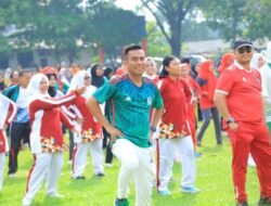 Haornas Ke-40 di Labura, Bupati Senam Bersama ASN dan Masyarakat