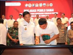 Bupati Labura Ikut Deklarasi Pemilu Damai 2024 di Medan
