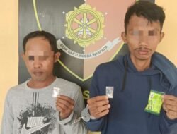Miliki 2 Paket Sabu, 2 Pria Desa Paya Lombang Ditangkap