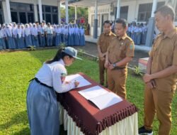 Pengurus OSIS SMK Negeri 1 Air Putih Dilantik