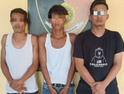 Miliki Sabu, Tiga Pria Ditangkap Polsek Medang Deras