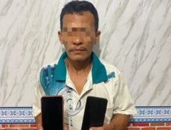 Curi 2 Hendphone, Pria Simalungun Ditangkap Polsek Indrapura