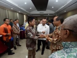Pj Gubsu Buka Workshop Jurnalistik, Media Cetak Milik Segmen Sendiri