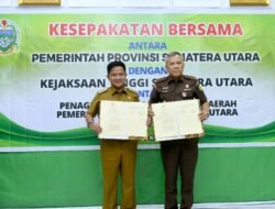 Pemprov dan Kejatisu Kerjasama Penagihan Tunggakan Pajak Daerah