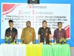 Bupati Labura Rakor Bersama Bawaslu dan Perwakilan Partai Politik