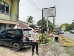 Polsek Labuhan Ruku Amankan Ibadah Gereja