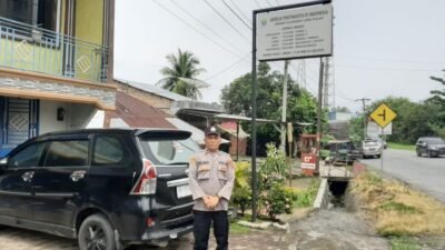 Polsek Labuhan Ruku Amankan Ibadah Gereja