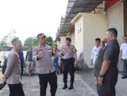Pastikan Keamanan Surat Suara, Kapolres Mura Cek Gudang Logistik 